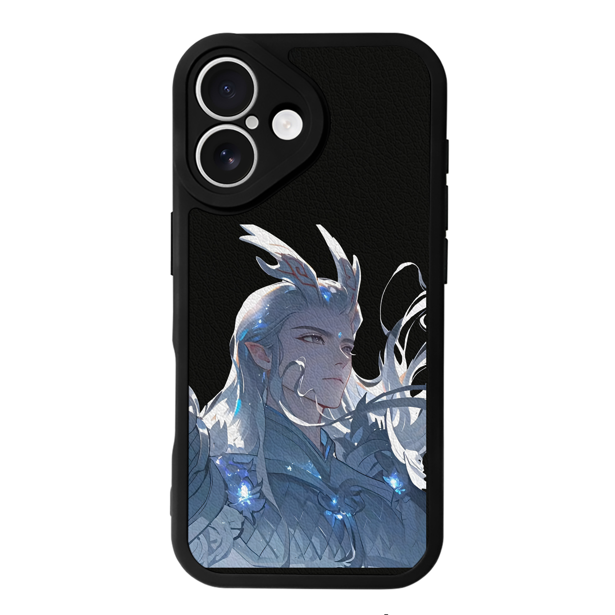（画像用） Ne Zha 2 ナタ 魔童の大暴れ 【iPhone 16シリーズ対応】シリコンスマホケース（レザー調） 材質：シリコン